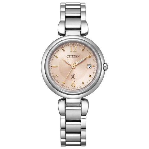 Women's xC Atomic Watch mizu collection Super Titanium, silver/pink beige, Bracelet Type