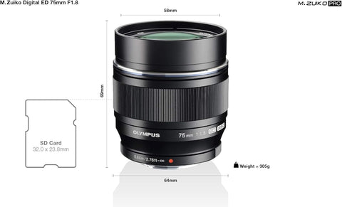 Olympus M.Zuiko Digital ED 75mm 1:1.8