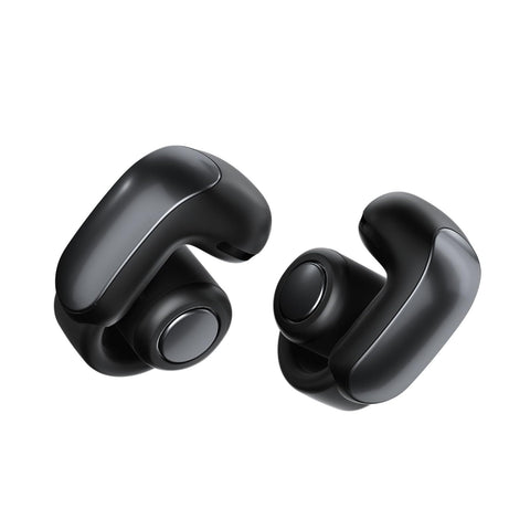 Bose 울트라 오픈 이어버드 스페이셜 오디오 이어버드, 오픈 이어, 완전 무선, 마이크와 블루투스 연결, 최대 7.5시간 재생, 방수, 블랙