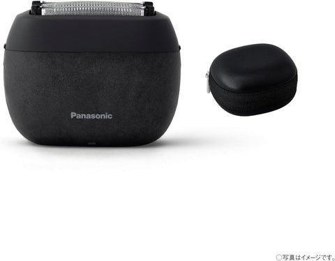 Panasonic ES-PV6A-K Lamb Dash Palm In Shaver, Men's Shaver, Compact, Stone Grain Type, 5 Blades, Marble Black