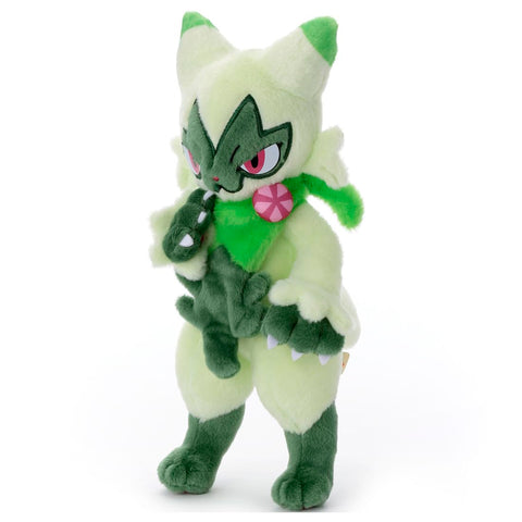 TAKARATOMY A.R.T.S Pocket Monsters Pokémon: I Choose You! Pokémon Get Plush Toy, Nyaroa, Height Approx. 11.8 inches (30 cm)