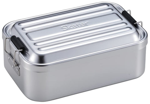 スケーター(Skater) 弁当箱 深型 1200ml 超大盛り 大容量 ふわっと盛れる アルミ製 男性用 シルバー AFTD12-A