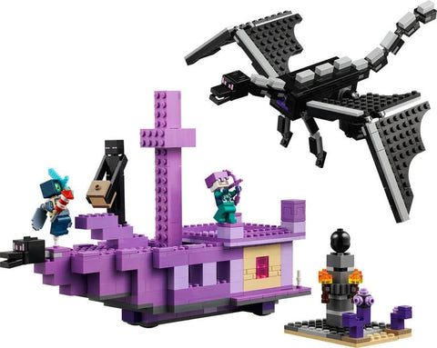 LEGO 樂高 我的世界 天使 龍與終局 玩具 禮物 積木 男孩 女孩 兒童 7歲 8歲 9歲 10歲 小學生 迷你手辦 My Craft 21264