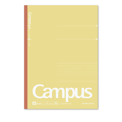 Kokuyo Notebook, Campus Notebook, Limited Edition B5, Dot A Ruled, Pack of 5 Colors, Baked Color, No-3CATN-L35X5, A Ruled (0.3 inches (7 mm)