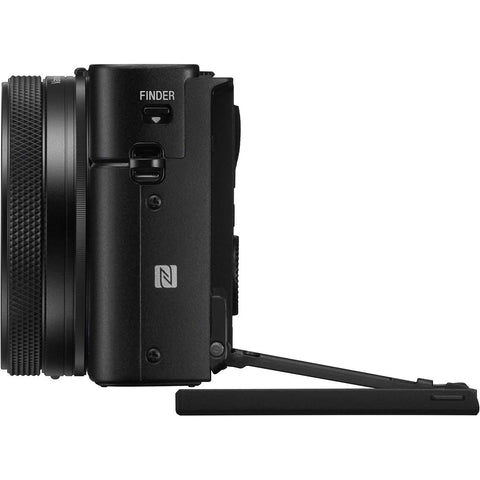 Sony DSC-RX100M7 Cyber-shot RX100VII Compact Digital Camera,1.0-Type Stacked CMOS Sensor, 8x Optical Zoom, 0.94–7.9 inches (24–200 mm), 180-Degree Tiltable LCD Monitor, 4K Video Recording, Black