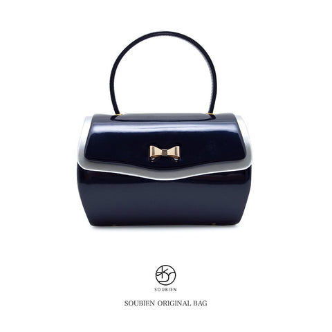 Soubien Enamel Handbag, Somien Original, Coming-of-Age Ceremony, For Furisode, Graduation Ceremony