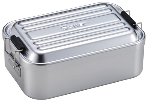 Skater AFD10-A Aluminum Lunch Box, Deep Type, Fluffs Easily, 33.8 fl oz (1000 ml), Men's, Silver