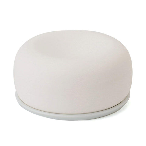 無印良品 アロマストーン 皿付・白 直径65×30mm 02868284