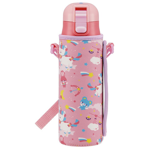 スケーター(Skater) 直飲み ステンレス 水筒 470ml ボトルカバー付き ユニコーン 女の子 KSDC4