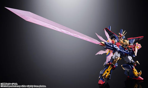 BANDAI SPIRITS Soul of Chogokin GX-113 Gundam Build Fighters Tri Strongest Mobility, Gundam Trion 3, Approx. 8.3 inches (210 mm), Die Cast & PVC & ABS, Painted Action Figure
