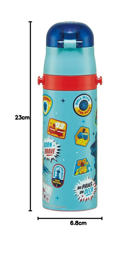 Skater 兒童用 不鏽鋼水杯 直飲 470毫升 Paw Patrol 24 兒童輕量 保冷專用 waterbottle 運動水壺 可愛 兒童 兒童 水瓶 SDC4-A