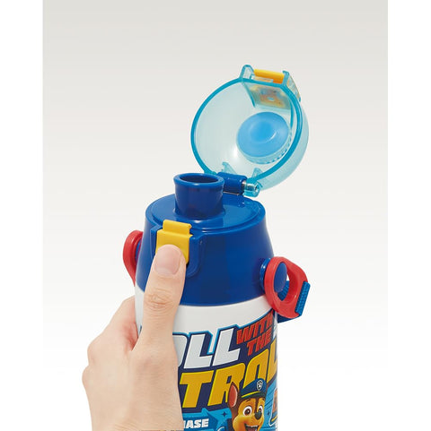 スケーター(Skater) 子供用 2way ステンレス 水筒 直飲み 580ml コップ飲み 570ml パウ・パトロール 24 子供に優しい軽量タイプ 男の子 かっこいい SKDC6-A
