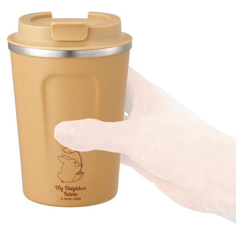 Skater STBC3F-A Coffee Tumbler, 11.8 fl oz (350 ml), Thermal, Cold, Stainless Steel, Tumbler, Mug, My Neighbor Totoro, Brown, Studio Ghibli