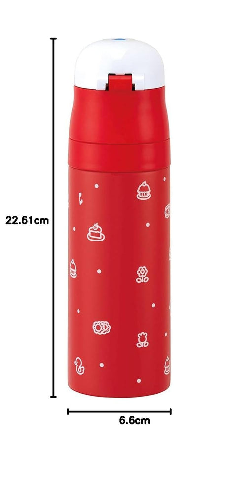 Skater 斯凯达 直饮 不锈钢 水壶 470毫升 附水瓶盖 Hello Kitty 凯蒂猫 80年代 三丽鸥 KSDC4-A