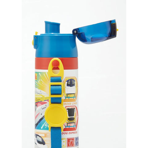 スケーター(Skater) 子供用 ステンレス 水筒 2way 直飲み 470ml コップ飲み 430ml プラレール 子供に優しい軽量タイプ 男の子 保温 保冷 waterbottle スポーツボトル かっこいい キッズ 子供 こども 水瓶 SKDC4-A