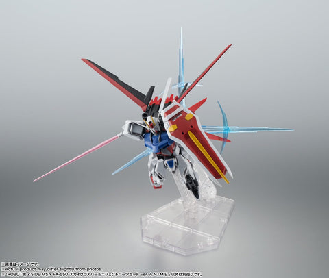 TAMASHII NATIONS Robot Spirits Mobile Suit Gundam SEED FX-550 Sky Glass Spur & Effect Parts Set Version A.N.I.M.E. Approx. 3.9 inches (100 mm), PVC & ABS Pre-painted Action Figure