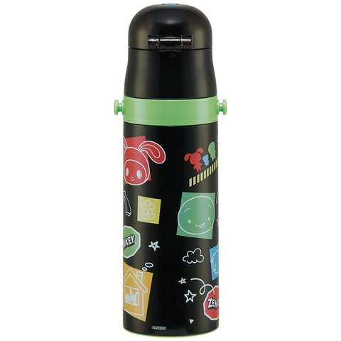 Skater Children's Stainless Steel Water Bottle, Direct Drinking, 16.5 fl oz (470 ml), Maizen Sisters, 24, Kid-friendly Lightweight Type, For Cold Insulation, For Boys And Girls, Sports Bottle, Cute,