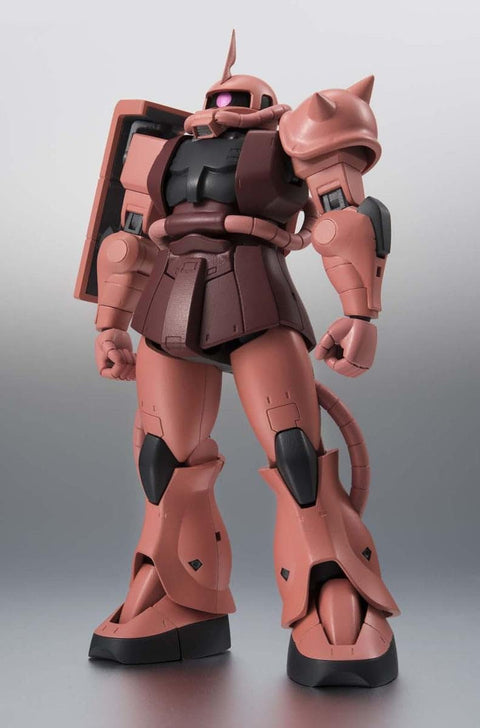 TAMASHII NATIONS ROBOT魂 機動戰士高達 MS-06S 夏亞專用扎古版 A.N.I.M.E.(轉售版) 約125毫米 PVC&ABS材質 已上色可動手辦
