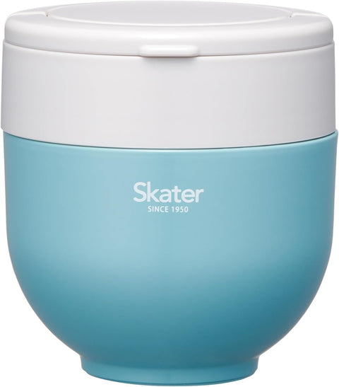 스케이터 (스케이터) LDNO6AG68016 단열 덮밥 도시락 용기, 540ml, 접이식 손잡이, 항균, 레이크 그린