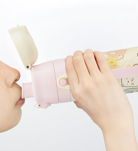 스케이터 (스케이터), 어린이용 스테인리스 물병, 다이렉트 드링크, 470ml, 스미코 구라시, 시모구라 홈, 어린이용, 경량 타입, 단열 물병, 스포츠 보틀, 귀여운 어린이, 어린이, 어린이, 물병 SDC4-A