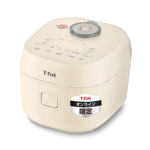 Tefal RK9102J0 Rice Cooker, 5.5 qt Far Infrared, High Heating Power IH, Instant Cooking to the Core of Rice, Granular Granules, Crisp, Sophisticated Matte Texture Design, Frozen Rice Mode, Compatible