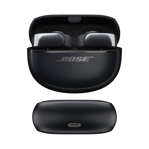 Bose Ultra Open Earbuds 空間オーディオ イヤホン オープンイヤー 完全 ワイヤレス Bluetooth接続 マイク付 最大7.5時間再生 防滴 ブラック