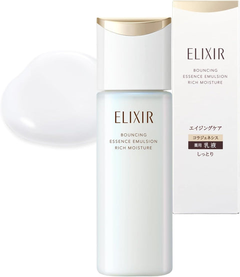 Elixir Superiel Lift Moist Emulsion Moist Ba 130ml Milky Lotion Relaxing Aqua Floral Scent