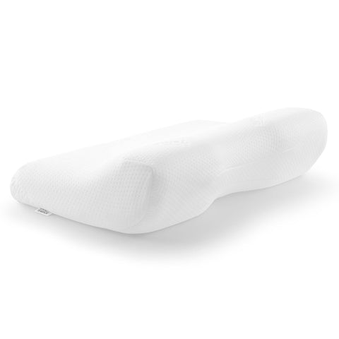 Tempur 83300366 Pillow, Elgoplus Pillow (Formerly Millennium Pillow), White, Recessed 3D Form Fits Neck, Thick on Both Sides, Smooth Sideways Motion, Backward/Sideways, M, Height 4.3 inches (11 cm