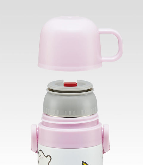 Skater 儿童用 不锈钢水杯 两用 470毫升 水杯 430毫升 肉桂色 儿童轻量型 男孩 保温 保冷 waterbottle 运动水杯 可爱 儿童 儿童 儿童 水瓶 SKDC4-A