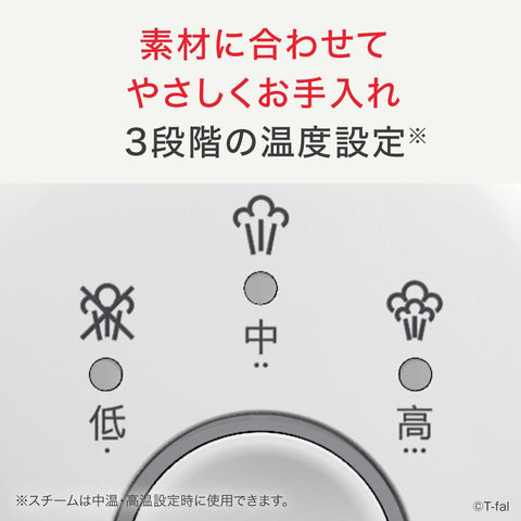 【オンライン限定】ティファール スチームアイロン 衣類スチーマー コンパクト 超軽量 パワフルな2WAY 「スチームシュプレ ブラック」 ハンディアイロン DV4050J0