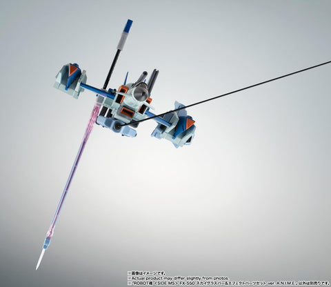 TAMASHII NATIONS Robot Spirits Mobile Suit Gundam SEED FX-550 Sky Glass Spur & Effect Parts Set Version A.N.I.M.E. Approx. 3.9 inches (100 mm), PVC & ABS Pre-painted Action Figure