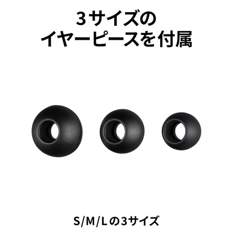JVC HA-FR9-B Earphones with Mic Wired Black Telework
