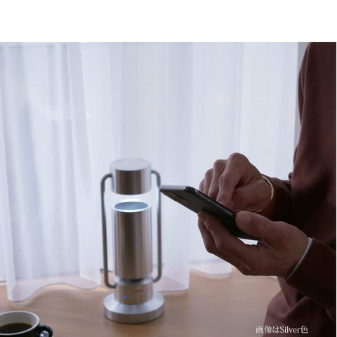 Canon Albos albos Light & Speaker, ML-A (Black) Spotlight Type Aluminum Speaker, Bluetooth Compatible, 360° Omnidirectional Sound, Shaved Aluminum, Smooth Movement, High Output LED