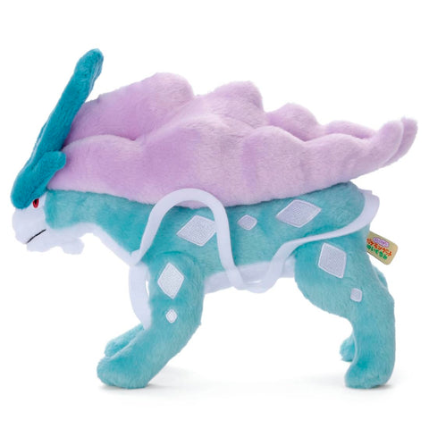 TAKARATOMY A.R.T.S Pocket Monsters Pokémon: I Choose You! Pokémon Get Plush Toy, Suicune, Width Approx. 10.6 inches (27 cm)