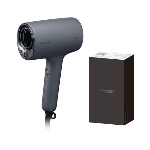 Panasonic EH-NA0K-K Hair Dryer, Nano Care, High Penetration Nano E & Mineral Equipment, Compact, Night Cap Nozzle, Charcoal Black