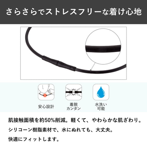 Pip Magneloop Pip Magneloop MAX 200 Milli Tesla 50 cm Shoulder Pain Neck Pain Magnetic Necklace [Amazon.co.jp Exclusive]