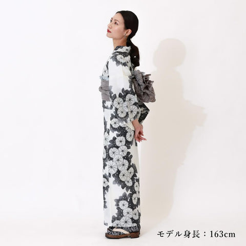 Kyoto Kimono Yuzen Women's Yukata Waistband Set of 2 Modern Retro Cotton Summer Kimono