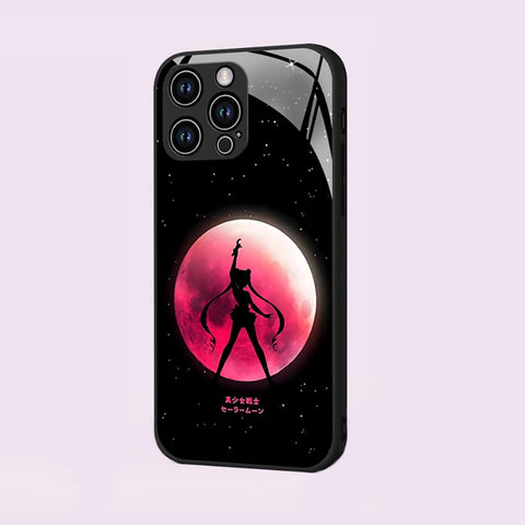 Gsocel iPhone16用ケース美少女戦士セーラームーン 強化ガラス素材 ストレートエッジ 落下防止 指紋防止 お手入れ簡単 オールインクルーシブ レンズ保護 ファッション 漫画 iPhone16 用