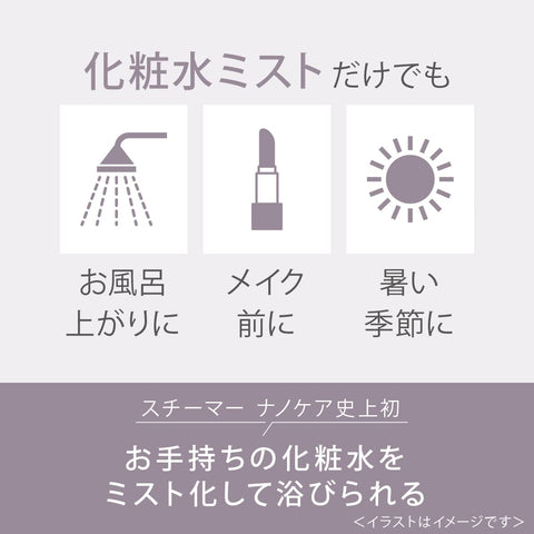 파나소닉 EH-SA0B-N 나노케어 핫&콜드 토너 미스트 타입 더블 모이스처라이징 골드톤 스티머