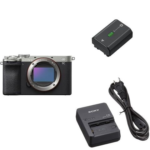 빠른 충전을 원하시는 분들을 위한 소니 (Sony) [α7cm2 및 배터리/충전기 세트].ILCE-7CM2 바디 실버 + NP-FZ100 + BC-QZ1