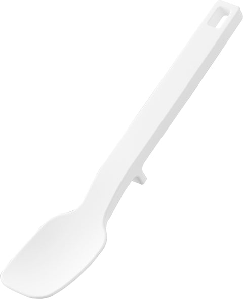 Yamazaki 10045 Silicone Spoon, Small, White, W 0.9 x D 0.8 x H 4.7 inches (2.4 x 2.1 x 12 cm), Tower, Dishwasher Safe, Floating Tip, Spatula, Jam Spoon,