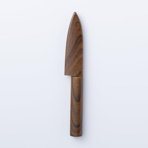 Kai KAI Fruit Knife KHS with Saya Wood Grain 7.9 x 1.2 x 0.6 inches (200 x 31 x 14 mm) DH7358