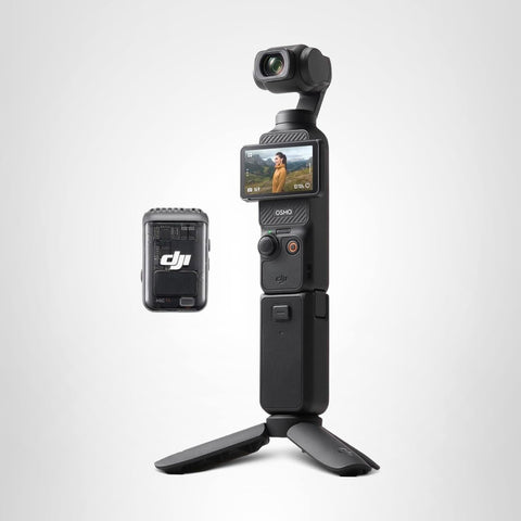 DJI vlog相机 Osmo Pocket 3 创作者组合 1英寸CMOS 4K 120fps 视频对应 Vlog用相机 3轴稳定器 万向相机 运动相机 面部 被摄体追踪 快速对焦 麦克风