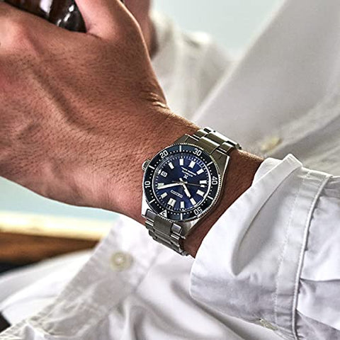 Seiko Prospex 1965 Mechanical Divers Modern Design Shop Exclusive Model SBDC163 Men's Watch Mechanical Royal Blue, Bracelet Type