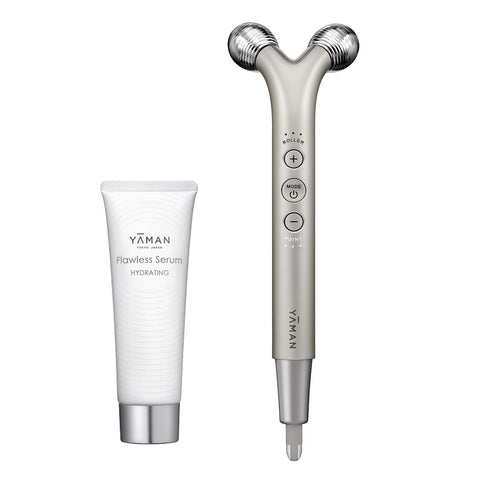 Yarman Facial Beauty Device WAVY Needle Lift Pointer Roller EMS Serum Flures Serum Hydrating Set YJFD3NAM2 Gold Sticker Included