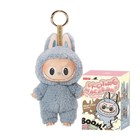 POP MART THE MONSTERS Exciting Macaron 毛绒玩具 系列【1件】 Pop Mate 扭蛋 百叶窗 盒装 手办 塑料模型 高级 玩具 PVC 软乙烯基 原创 人物 生日礼物