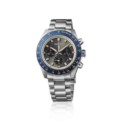 Seiko Watch Prospex SPEEDTIMER Solar Chronograph, Large, Case: Silver / Dial: Grey, Bracelet Type