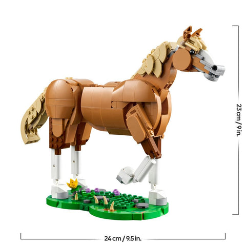 LEGO 乐高 Creator 美味马 玩具 生日礼物 积木 女孩 男孩 儿童 9岁 11岁 小学生 室内装饰 时尚 手办 商品 母亲 31166