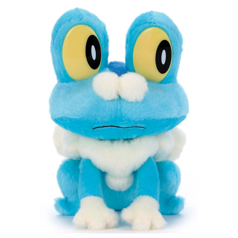 タカラトミーアーツ(TAKARATOMY A.R.T.S) 精靈寶可夢 寶可夢 君に決めた！寶可夢獲得毛絨玩具 呱呱泡蛙 毛絨玩具高約18厘米