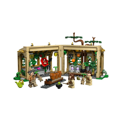 LEGO 樂高 哈利波特 霍格華茲城堡:藥草學 玩具 生日 禮物 積木 女孩 男孩 兒童 8歲 9歲 10歲 小學生 哈利波特 商品 觀葉植物 人造綠 76445